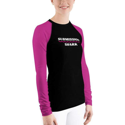 jiu jitsu gear BJJ apparel Pink SS Premium Standard ~ Women's Rash Guard