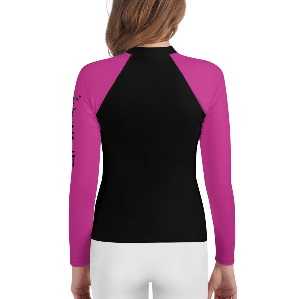 Neon Pink Rash Guard Youth BJJ Rash Guard (Pink SS Premium Standard) - Shop Jiu Jitsu Gear ...