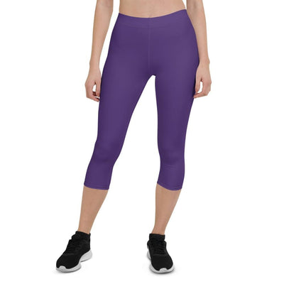jiu jitsu gear BJJ apparel Purple SS Premium Standard ~ Capri Leggings