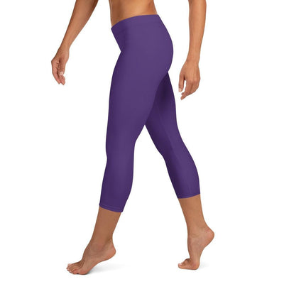 jiu jitsu gear BJJ apparel Purple SS Premium Standard ~ Capri Leggings