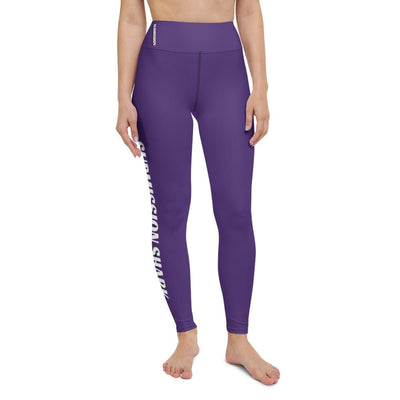 jiu jitsu gear BJJ apparel Purple SS Premium Standard ~ High-Waist Leggings