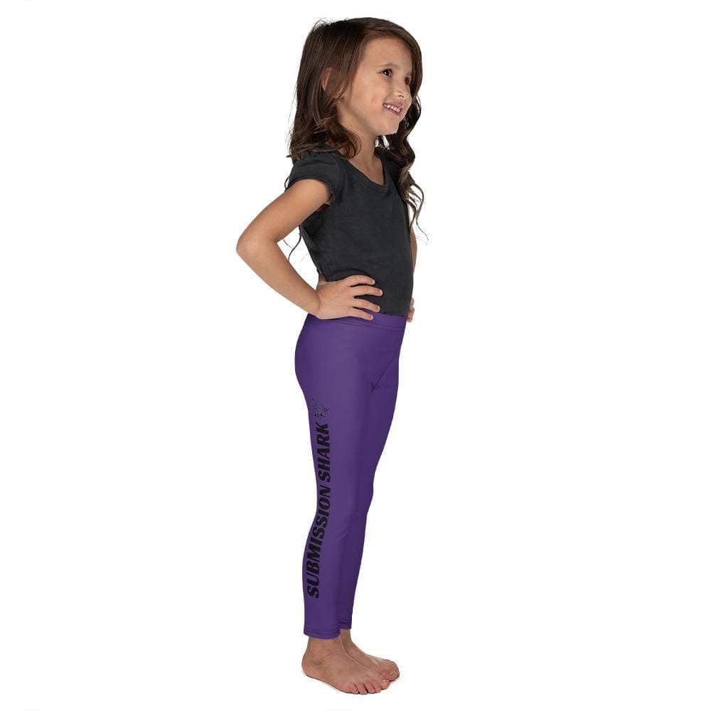 jiu jitsu gear BJJ apparel Purple SS Premium Standard ~ Kid's Leggings