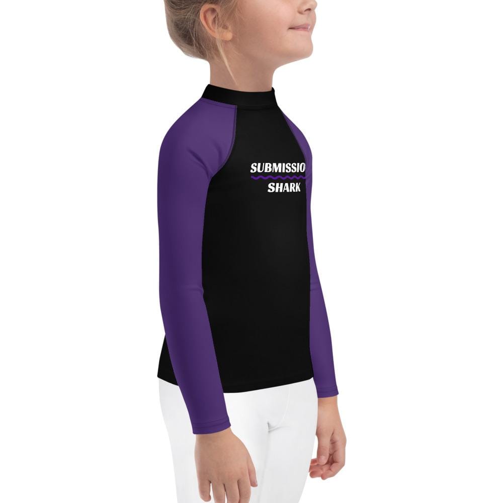 jiu jitsu gear BJJ apparel Purple SS Premium Standard ~ Kid's Rash Guard