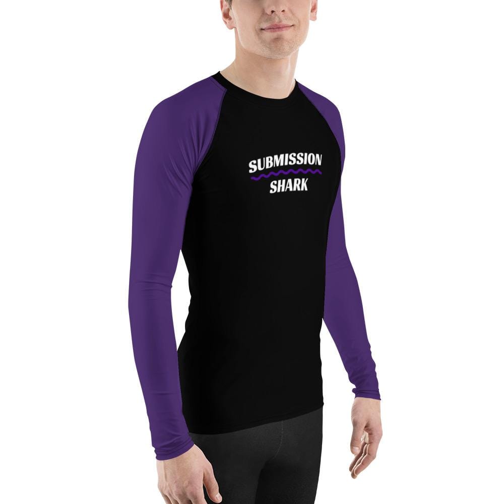 jiu jitsu gear BJJ apparel Purple SS Premium Standard ~ Men's BJJ Rash Guard