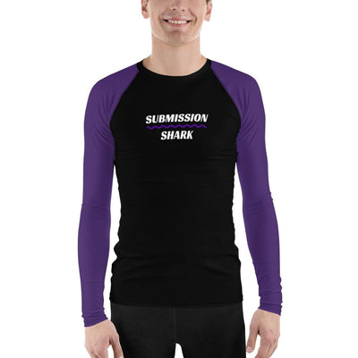 jiu jitsu gear BJJ apparel Purple SS Premium Standard ~ Men's BJJ Rash Guard