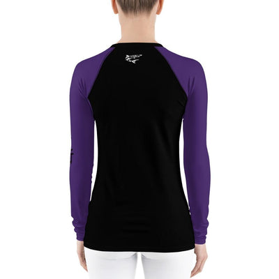 jiu jitsu gear BJJ apparel Purple SS Premium Standard ~ Women's Rash Guard