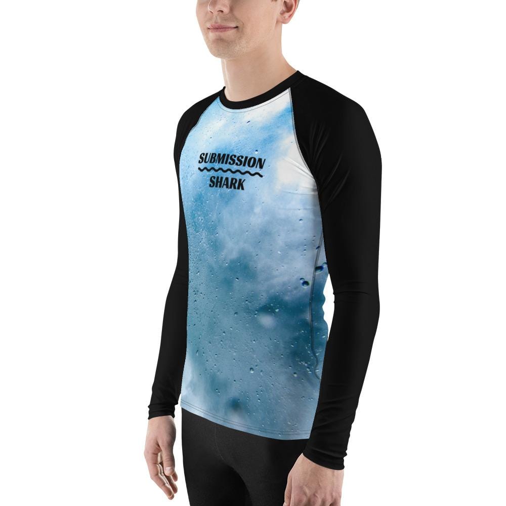 Men's MMA Rash Guard (Rainstorm) - Shop BJJ Gear – Submission Shark