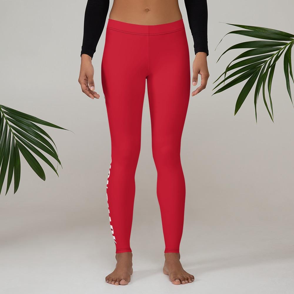 jiu jitsu gear BJJ apparel Red SS Premium Standard ~ Full Guard Leggings