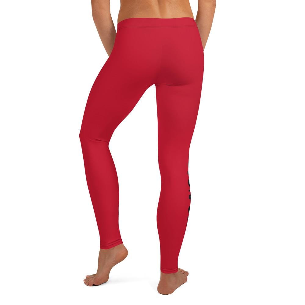 jiu jitsu gear BJJ apparel Red SS Premium Standard ~ Full Guard Leggings