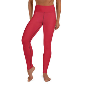 jiu jitsu gear BJJ apparel Red SS Premium Standard ~ High-Waist Leggings