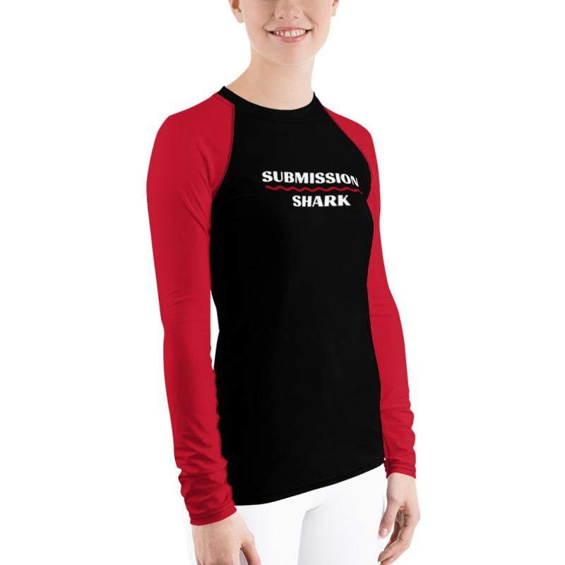 jiu jitsu gear BJJ apparel Red SS Premium Standard ~ Women's Rash Guard
