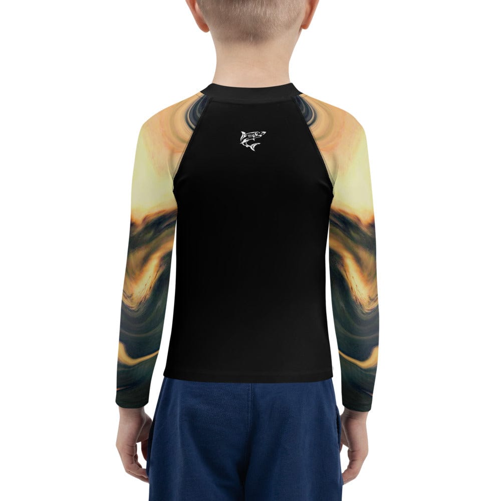 jiu jitsu gear BJJ apparel Relentless Hooks ~ Kids Rash Guard