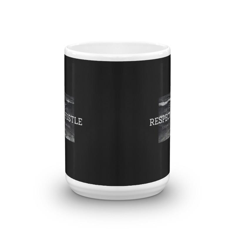 jiu jitsu gear BJJ apparel Respect + Hustle Mug | Submission Shark