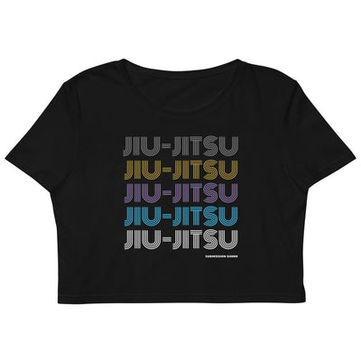 jiu jitsu gear BJJ apparel Retro Jiu-Jitsu ~ Organic Crop Top