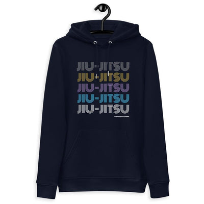 jiu jitsu gear BJJ apparel Retro Jiu-Jitsu ~ Unisex Essential Eco Hoodie