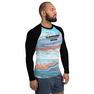 jiu jitsu gear BJJ apparel Saudade Sensation ~ Men's BJJ Rash Guard