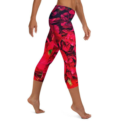 jiu jitsu gear BJJ apparel Scarlet Gardens ~ Capri Leggings