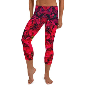 jiu jitsu gear BJJ apparel Scarlet Gardens ~ Capri Leggings