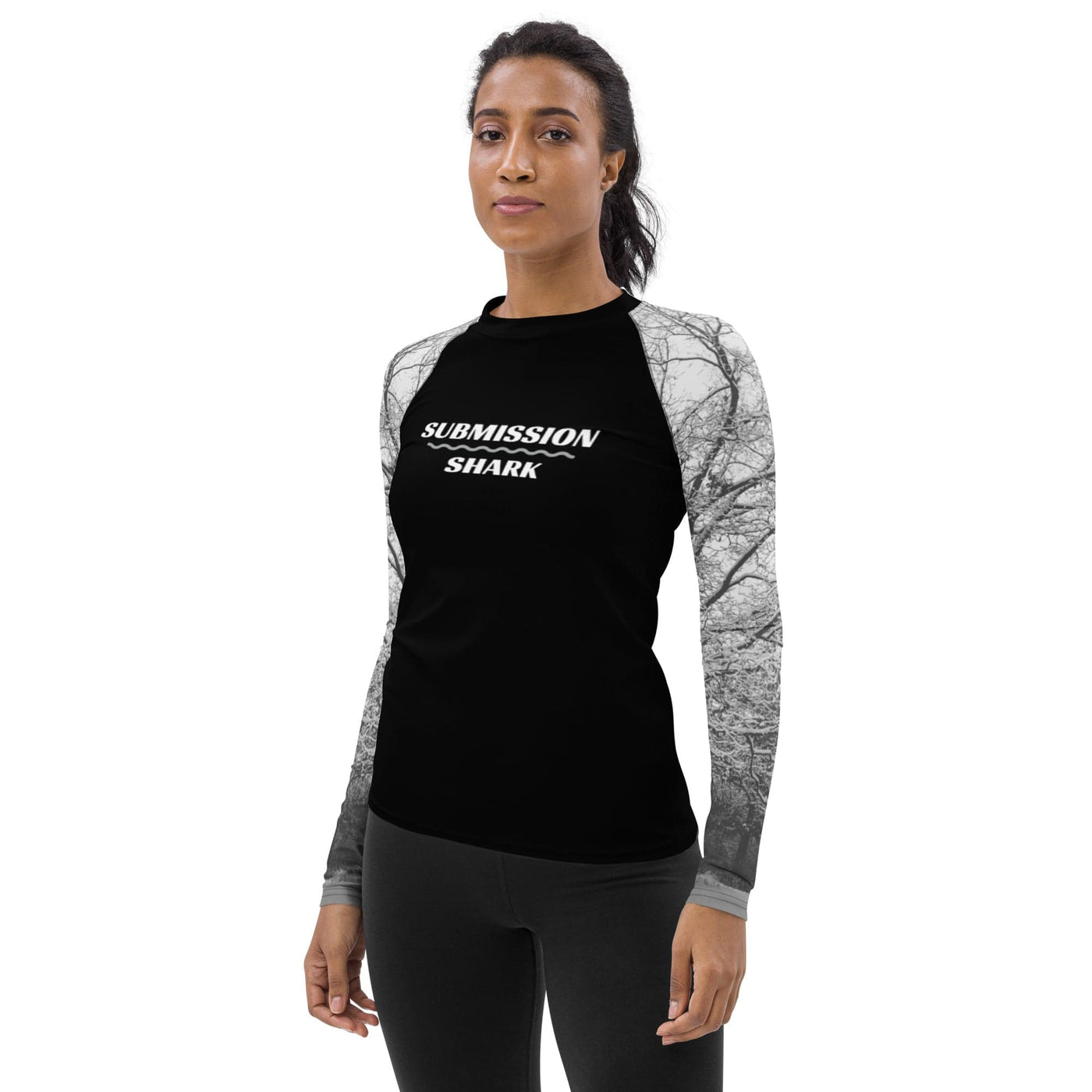 jiu jitsu gear BJJ apparel Shadow Shock ~ Women's Rash Guard *