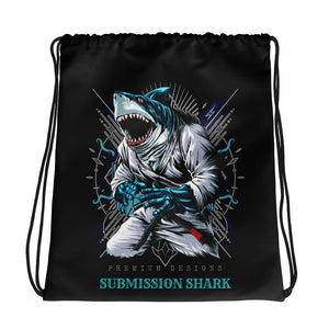jiu jitsu gear BJJ apparel Shark Frenzy | Drawstring bag | Submission Shark
