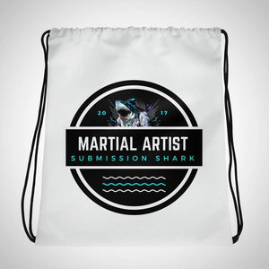 jiu jitsu gear BJJ apparel Shark Frenzy Martial Artist | Drawstring Gi bag | Submission Shark
