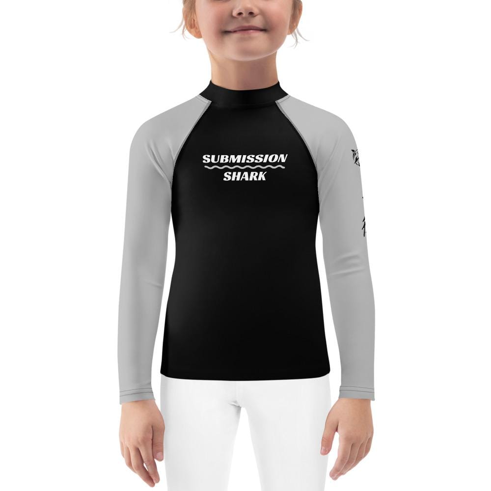 Kids BJJ Rash Guard (Silver SS Premium Standard) - Shop Now ...