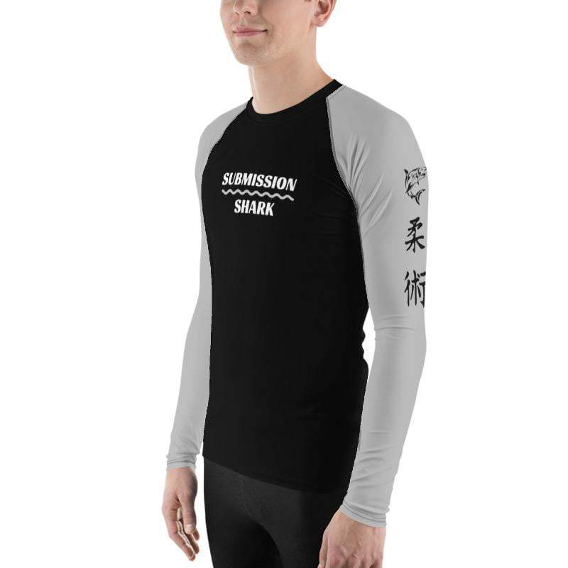 Men's BJJ Rash Guard (Silver SS Premium Standard) - Shop MMA Gear ...