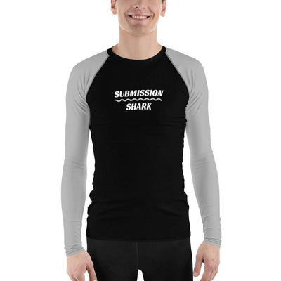 jiu jitsu gear BJJ apparel Silver SS Premium Standard ~ Men's BJJ Rash Guard