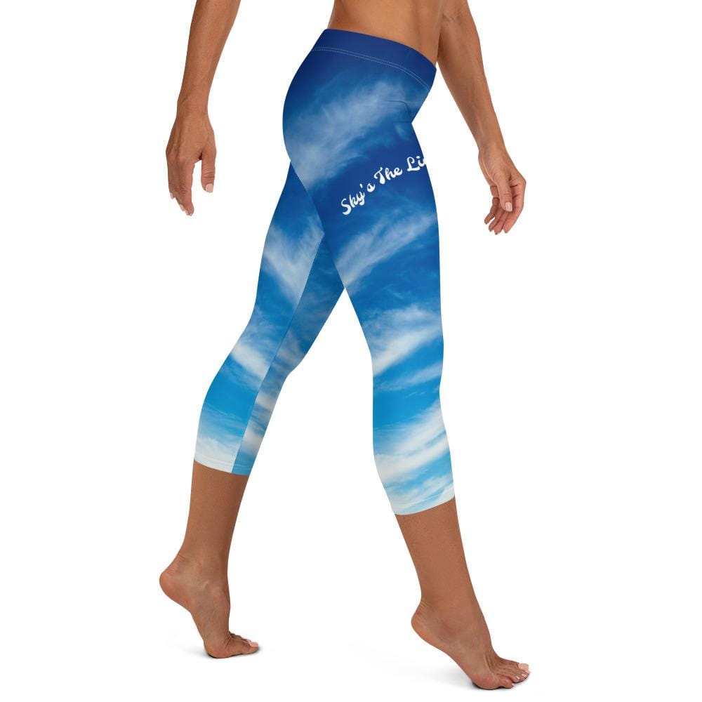 jiu jitsu gear BJJ apparel Sky's The Limit - Capri Leggings