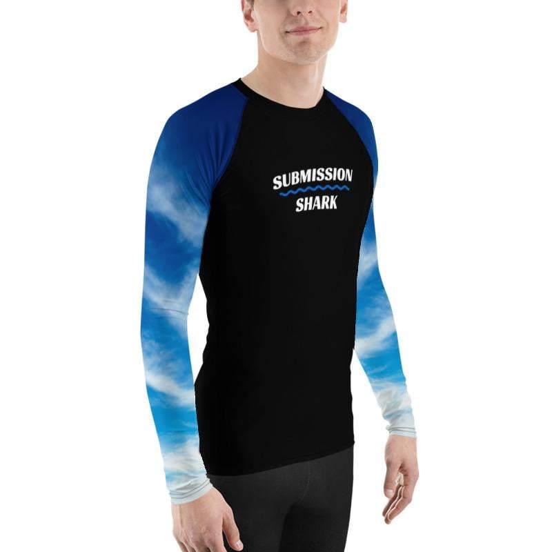 jiu jitsu gear BJJ apparel Sky's The Limit ~ Men's BJJ Rash Guard