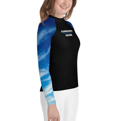 jiu jitsu gear BJJ apparel Sky's The Limit ~ Youth Rash Guard