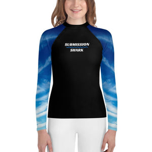 jiu jitsu gear BJJ apparel Sky's The Limit ~ Youth Rash Guard