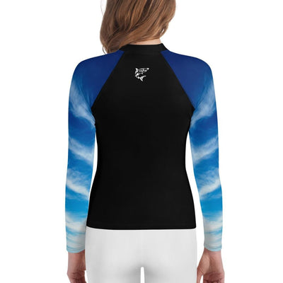 jiu jitsu gear BJJ apparel Sky's The Limit ~ Youth Rash Guard