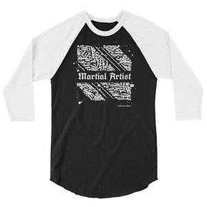 jiu jitsu gear BJJ apparel Sovereign Martial Artist ~ 3/4 sleeve raglan shirt