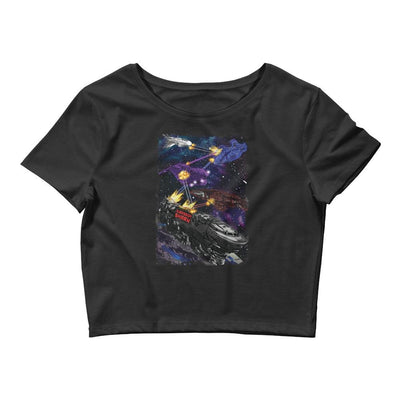 jiu jitsu gear BJJ apparel Spar Wars: Spaceships ~ Women’s Crop Tee