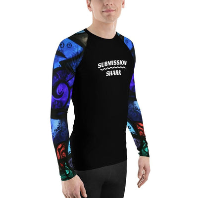 jiu jitsu gear BJJ apparel Spiritual Awakening ~ Men's BJJ Rash Guard