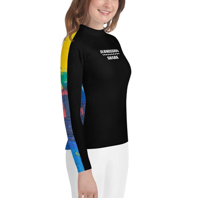 jiu jitsu gear BJJ apparel Spontaneous Creativity ~ Youth Rash Guard