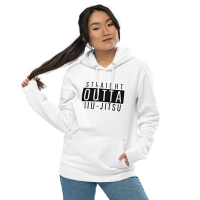 jiu jitsu gear BJJ apparel Straight Outta Jiu-Jitsu ~ Unisex Essential Eco Hoodie