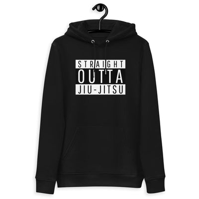 jiu jitsu gear BJJ apparel Straight Outta Jiu-Jitsu ~ Unisex Essential Eco Hoodie