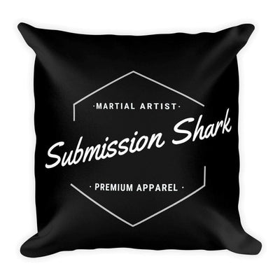 jiu jitsu gear BJJ apparel Submission Shark's Classic Square Pillow