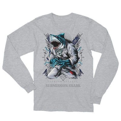 jiu jitsu gear BJJ apparel Submission Shark's Unisex Long Sleeve T-Shirt