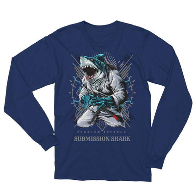 jiu jitsu gear BJJ apparel Submission Shark's Unisex Long Sleeve T-Shirt