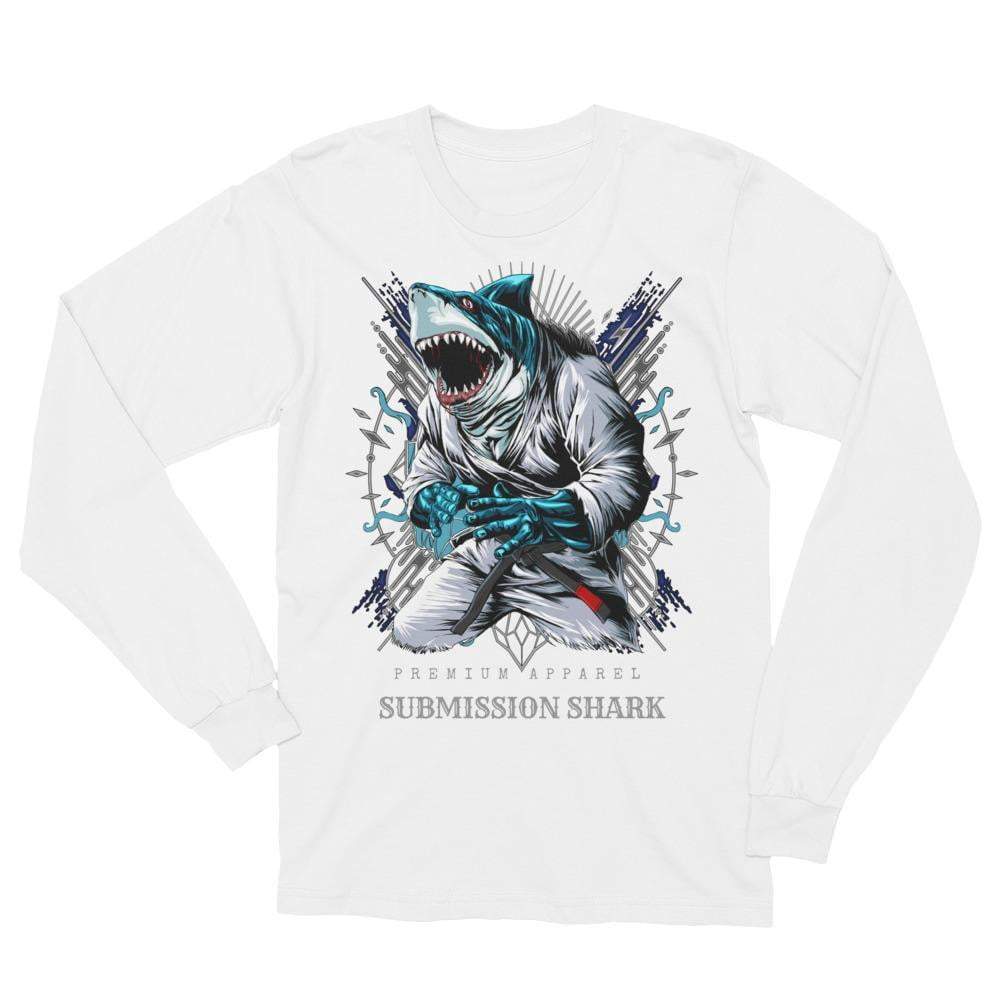 jiu jitsu gear BJJ apparel Submission Shark's Unisex Long Sleeve T-Shirt