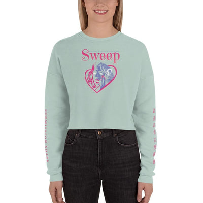 jiu jitsu gear BJJ apparel Sweep Heart ~ Crop Sweatshirt