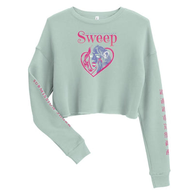 jiu jitsu gear BJJ apparel Sweep Heart ~ Crop Sweatshirt