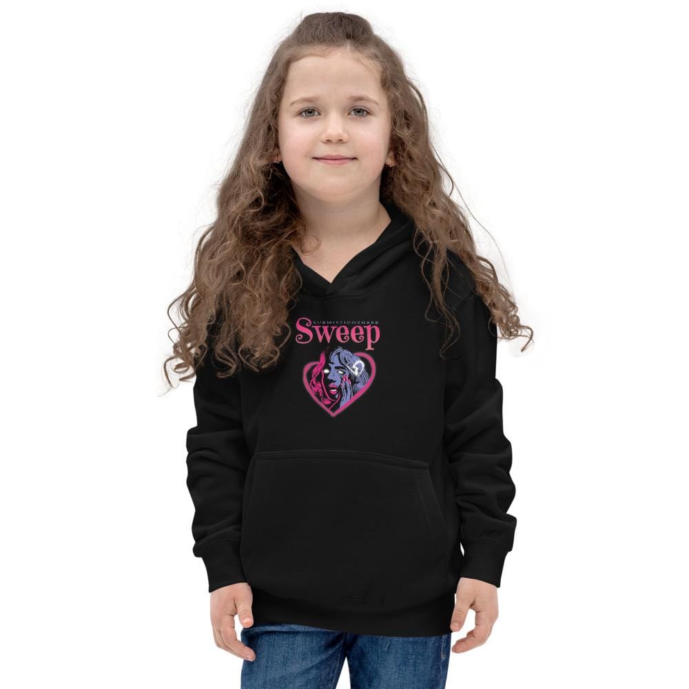 jiu jitsu gear BJJ apparel Sweep Heart ~ Kids Hoodie