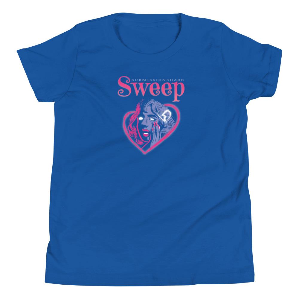 jiu jitsu gear BJJ apparel Sweep Heart ~ Youth T-Shirt
