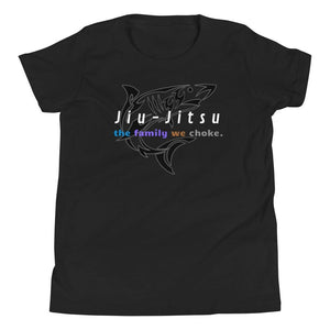 jiu jitsu gear BJJ apparel The Family We Choke ~ Youth T-Shirt