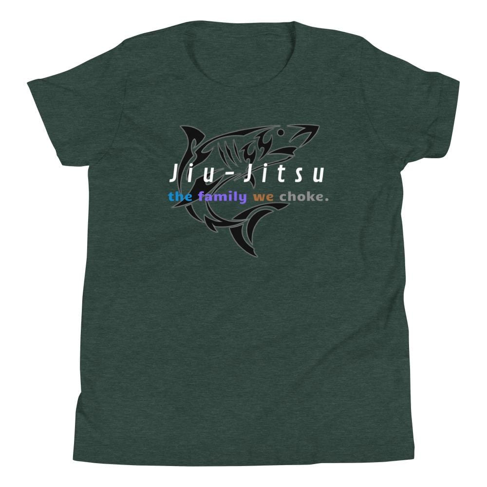 jiu jitsu gear BJJ apparel The Family We Choke ~ Youth T-Shirt