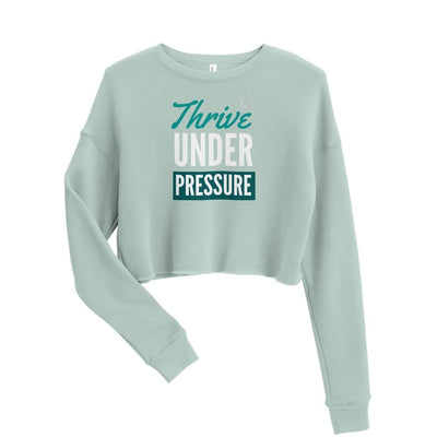 jiu jitsu gear BJJ apparel Thrive Under Pressure ~ Crop Sweatshirt